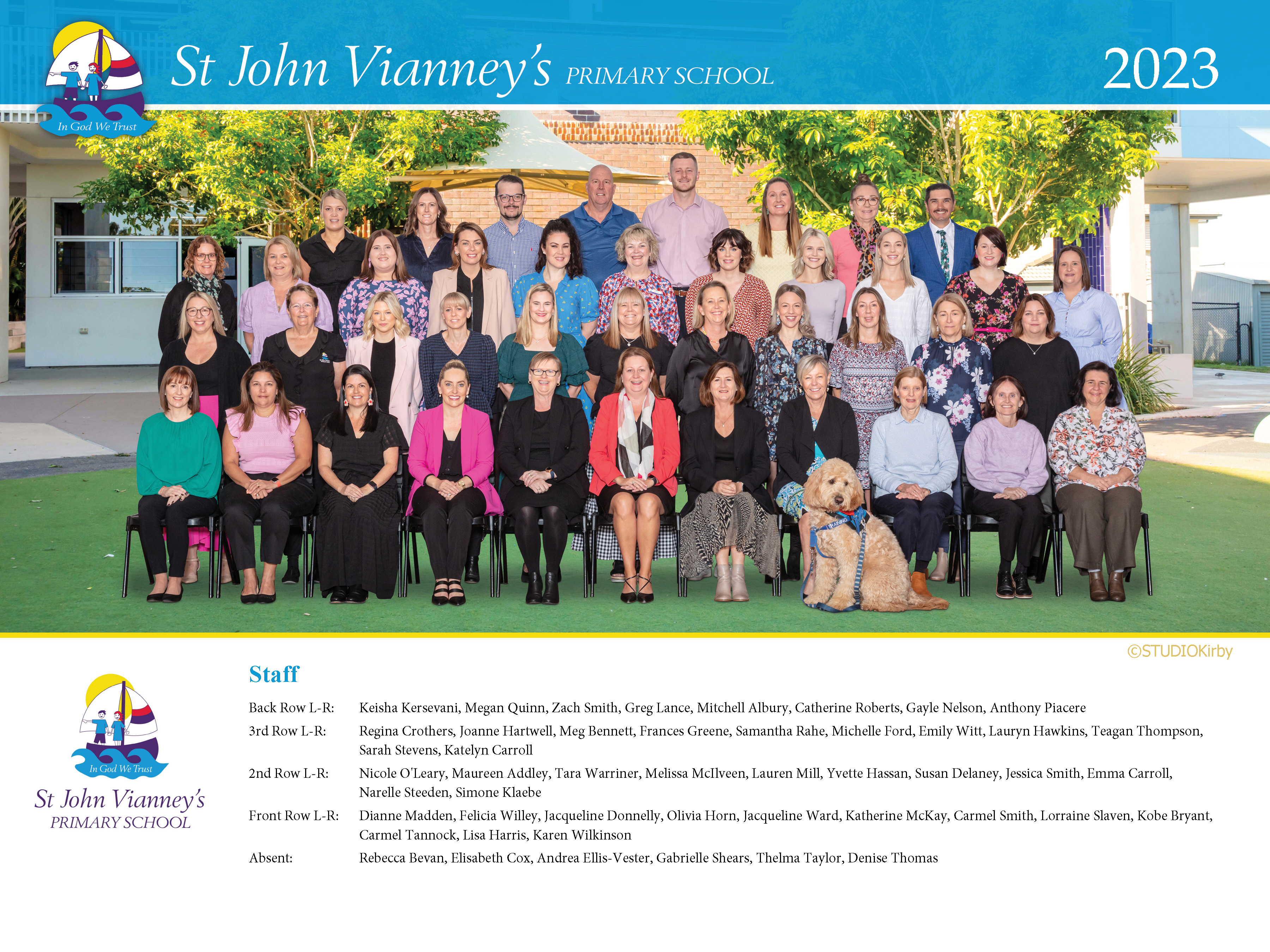 2023 photo of school staff.