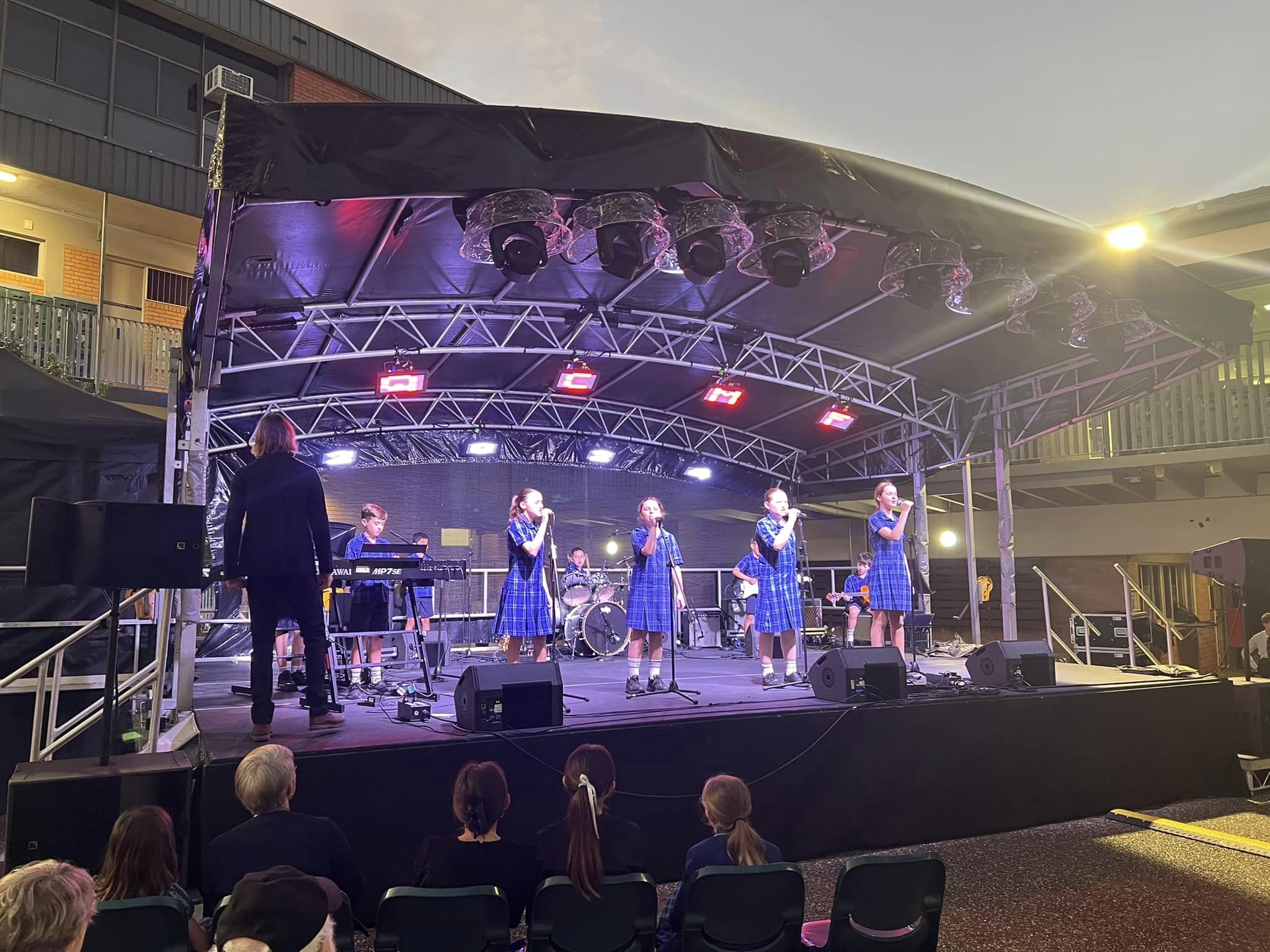 SJV School Rock Band performance.